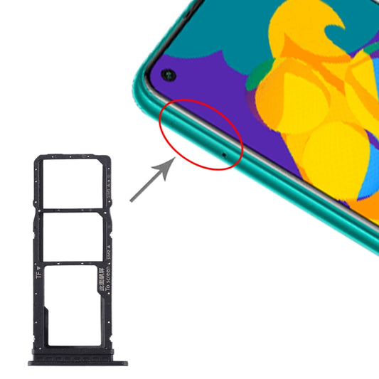 SIM-Kartenhalter + SIM-Kartenhalter + Micro-SD-Kartenhalter für Huawei Honor Play 4T, Für Huawei Honor Play 4T