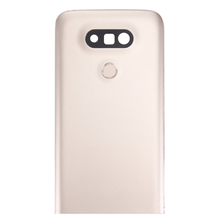 Carcasa trasera metálica con lente de cámara y botón de huella dactilar para LG G5