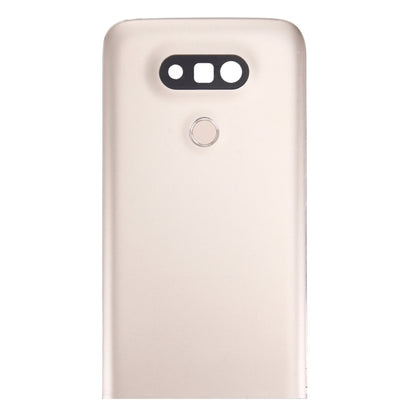 Carcasa trasera metálica con lente de cámara y botón de huella dactilar para LG G5