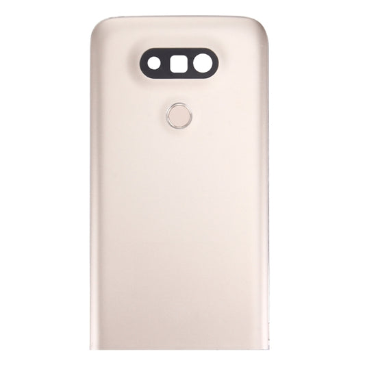 Carcasa trasera metálica con lente de cámara y botón de huella dactilar para LG G5