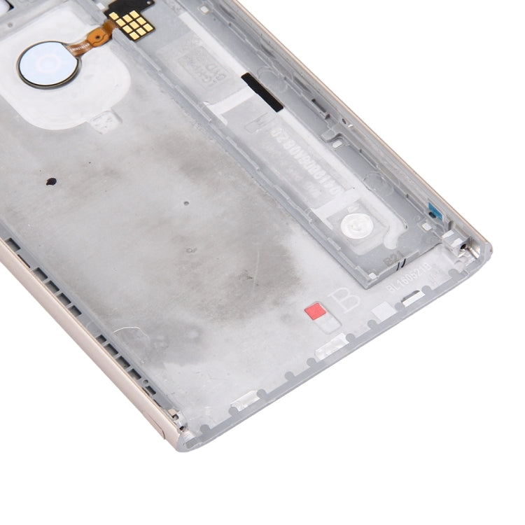 Carcasa trasera metálica con lente de cámara y botón de huella dactilar para LG G5
