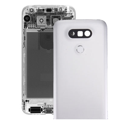 Carcasa trasera metálica con lente de cámara y botón de huella dactilar para LG G5