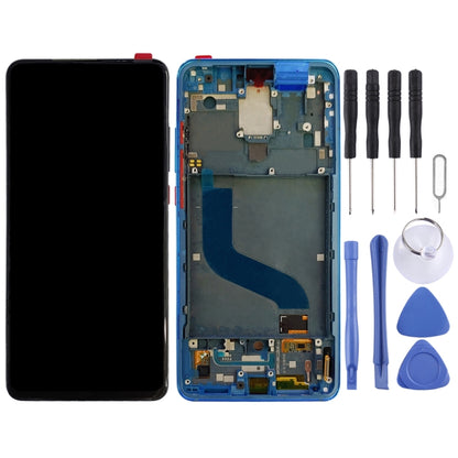 Original AMOLED Material LCD Screen and Digitizer Full Assembly with Frame for Xiaomi 9T Pro / Redmi K20 Pro / Redmi K20