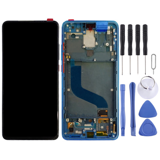 Original AMOLED Material LCD Screen and Digitizer Full Assembly with Frame for Xiaomi 9T Pro / Redmi K20 Pro / Redmi K20