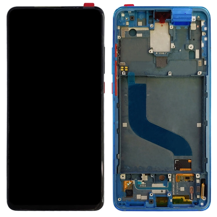 Original AMOLED Material LCD Screen and Digitizer Full Assembly with Frame for Xiaomi 9T Pro / Redmi K20 Pro / Redmi K20