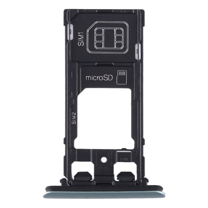 Tiroir pour carte SIM + tiroir pour carte SIM + tiroir pour carte Micro SD pour Sony Xperia XZ2 Compact (marron)