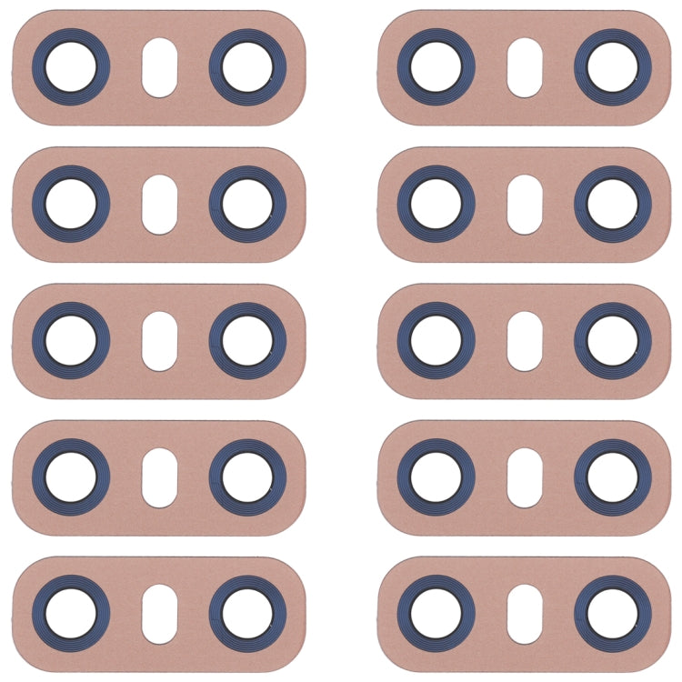 10 PCS Back Camera Lens with Adhesive for LG G6 H870/H871/H872/ LS993, LG G6 (Gold), LG G6 (Pink)