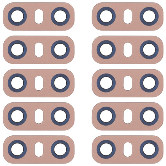 10 PCS Back Camera Lens with Adhesive for LG G6 H870/H871/H872/ LS993, LG G6 (Gold), LG G6 (Pink)