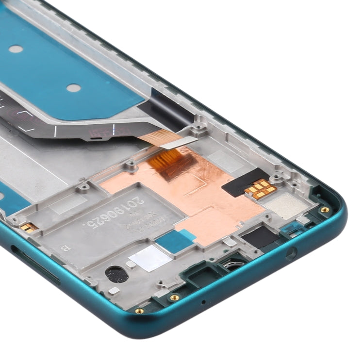 LCD Screen and Digitizer Full Assembly with Frame for Nokia 7.2 TA-1196, For Nokia 7.2