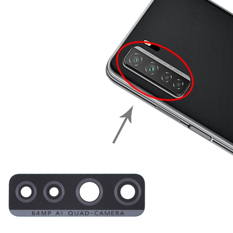 For Huawei P40 Lite 5G / Nova 7 SE 10pcs Back Camera Lens , For Huawei P40 Lite 5G / Nova 7 SE