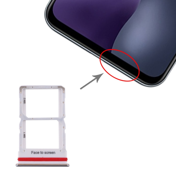 Tiroir pour carte SIM + plateau pour carte SIM pour Xiaomi Mi 10 Lite 5G, pour Xiaomi Mi 10 Lite 5G