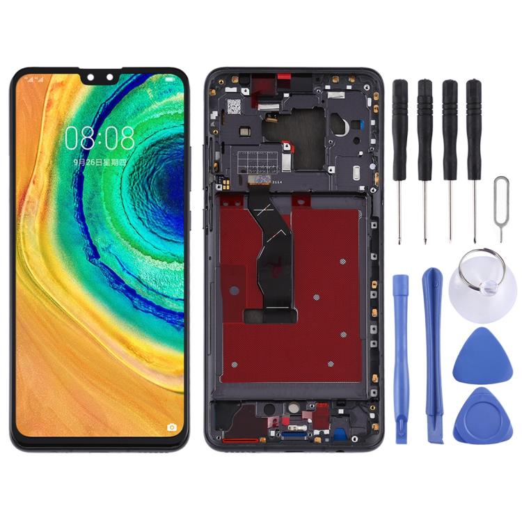 LCD Screen and Digitizer Full Assembly with Frame for Huawei Mate 30, For Huawei Mate 30, For Huawei Mate 30(Green), For Huawei Mate 30(Orange)