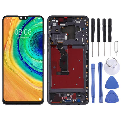 LCD Screen and Digitizer Full Assembly with Frame for Huawei Mate 30, For Huawei Mate 30, For Huawei Mate 30(Green), For Huawei Mate 30(Orange)
