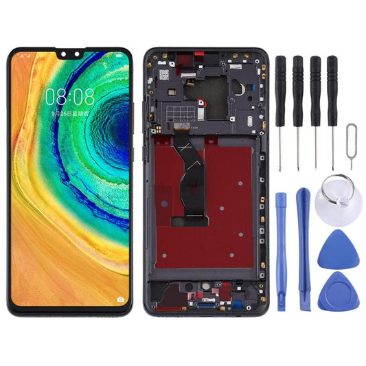 LCD Screen and Digitizer Full Assembly with Frame for Huawei Mate 30, For Huawei Mate 30, For Huawei Mate 30(Green), For Huawei Mate 30(Orange)