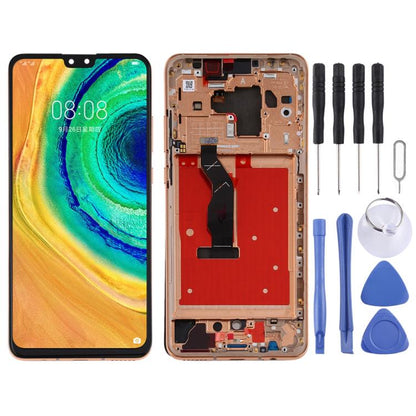 LCD Screen and Digitizer Full Assembly with Frame for Huawei Mate 30, For Huawei Mate 30, For Huawei Mate 30(Green), For Huawei Mate 30(Orange)