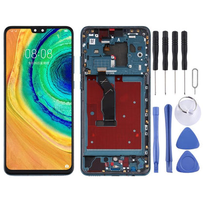 LCD Screen and Digitizer Full Assembly with Frame for Huawei Mate 30, For Huawei Mate 30, For Huawei Mate 30(Green), For Huawei Mate 30(Orange)