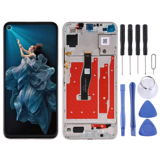 Écran LCD et numériseur complet avec châssis pour Huawei Honor 20 / Nova 5T, pour Honor 20, pour Huawei Nova 5T, pour Huawei Honor 20 (bleu fantôme), pour Huawei Honor 20