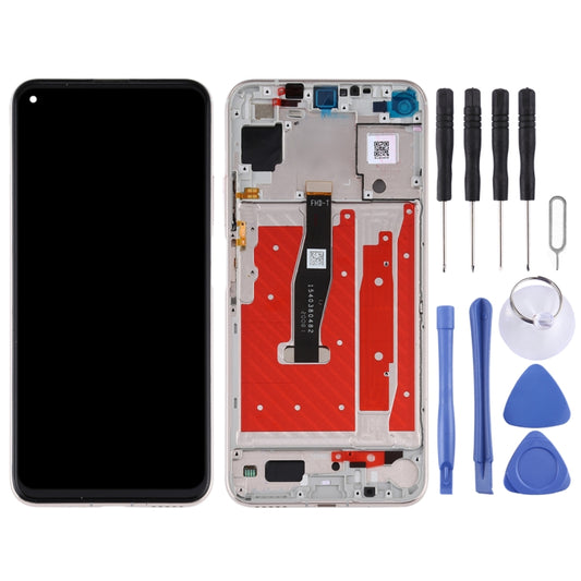 Écran LCD et numériseur complet avec châssis pour Huawei Honor 20 / Nova 5T, pour Honor 20, pour Huawei Nova 5T, pour Huawei Honor 20 (bleu fantôme), pour Huawei Honor 20