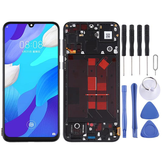LCD-Bildschirm und Digitizer-Komplettbaugruppe mit Rahmen für Huawei Nova 5, Für Huawei Nova 5