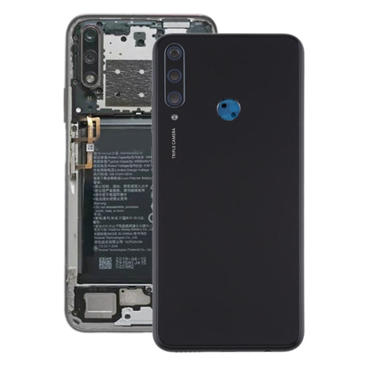 Cache batterie arrière d'origine avec cadre de lentille d'appareil photo pour Huawei Y6p, pour Huawei Y6p (Original)