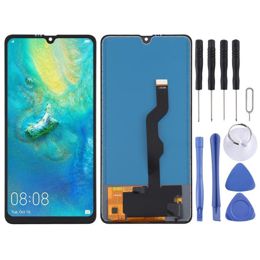 Écran LCD et numériseur TFT complet (ne prenant pas en charge l'identification par empreinte digitale) pour Huawei Mate 20 X, pour Huawei Mate 20 X (matériau TFT)