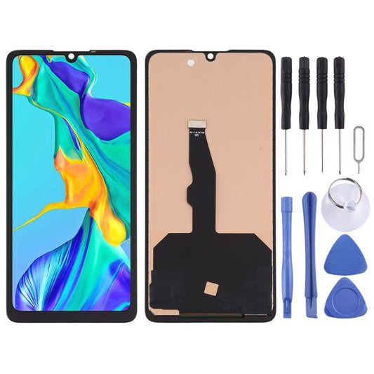 Écran LCD avec numériseur complet en matériau TFT (ne prend pas en charge l'identification par empreinte digitale) pour Huawei P30, pour Huawei P30 (matériau TFT)