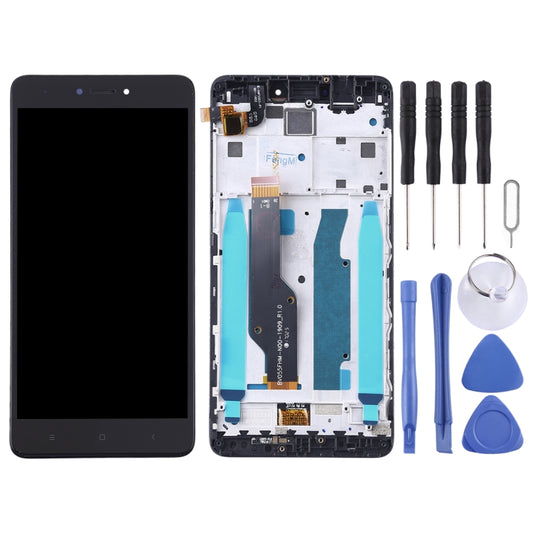 LCD Screen and Digitizer Full Assembly with Frame for Xiaomi Redmi Note 4X, For Xiaomi Redmi Note 4X