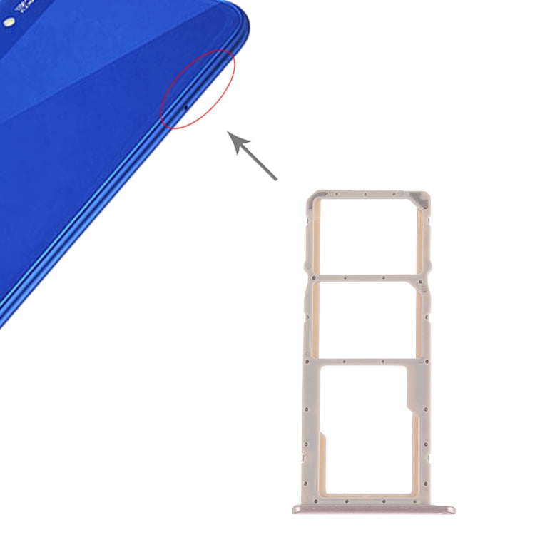 درج بطاقة SIM + درج بطاقة SIM + بطاقة Micro SD لهاتف Huawei Honor Play 8A، لهاتف Huawei Honor Play 8A، لهاتف Huawei Play 8A