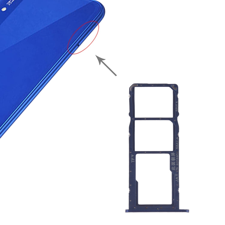 درج بطاقة SIM + درج بطاقة SIM + بطاقة Micro SD لهاتف Huawei Honor Play 8A، لهاتف Huawei Honor Play 8A، لهاتف Huawei Play 8A