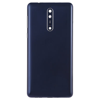Battery Back Cover with Camera Lens Frame & Side Keys for Nokia 8, Nokia 8