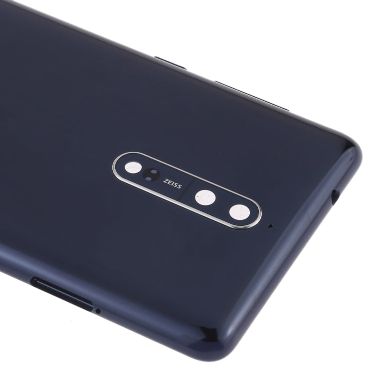 Battery Back Cover with Camera Lens Frame & Side Keys for Nokia 8, Nokia 8