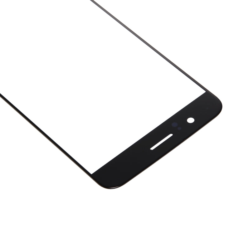 Lente de cristal exterior de la pantalla frontal del OnePlus 5, color negro y blanco.