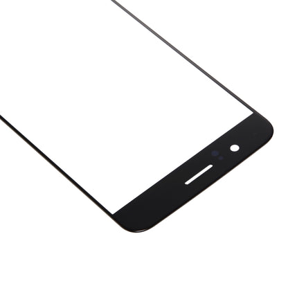 Lente de cristal exterior de la pantalla frontal del OnePlus 5, color negro y blanco.