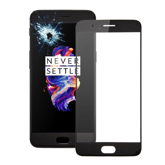 For OnePlus 5 Front Screen Outer Glass Lens, For OnePlus 5 Black
