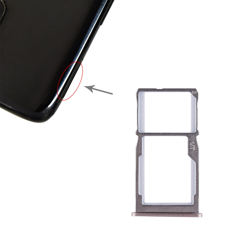 Pour Meizu 15, plateau pour carte SIM + plateau pour carte SIM / plateau pour carte Micro SD, Meizu 15, pour Meizu 15