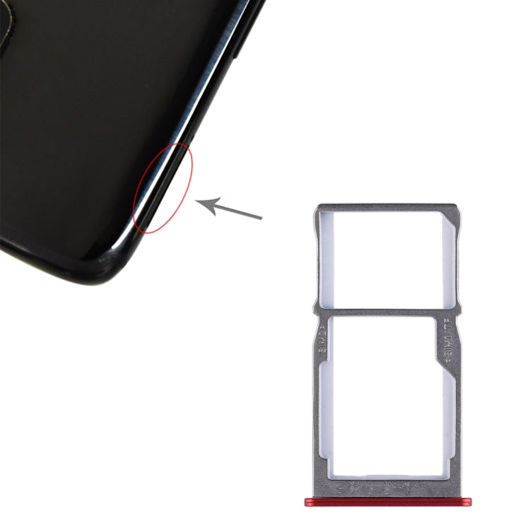 Pour Meizu 15, plateau pour carte SIM + plateau pour carte SIM / plateau pour carte Micro SD, Meizu 15, pour Meizu 15