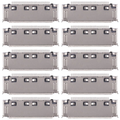 For Galaxy Note LTE 10.1 / N8020 10pcs Charging Port Connector, For Samsung Galaxy Note LTE 10.1