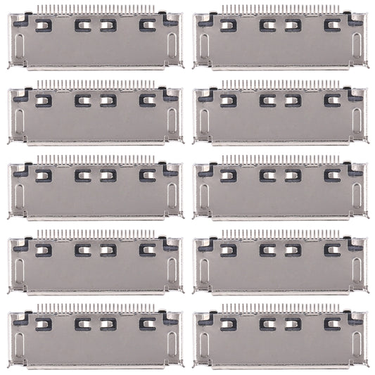 For Galaxy Note LTE 10.1 / N8020 10pcs Charging Port Connector, For Samsung Galaxy Note LTE 10.1
