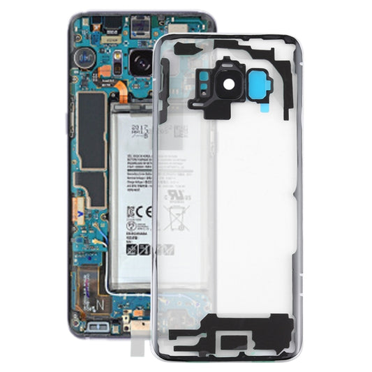 For Samsung Galaxy S8 / G950 G950F G950FD G950U G950A G950P G950T G950V G950R4 G950W G9500 Transparent Battery Back Cover with Camera Lens Cover , For Galaxy S8