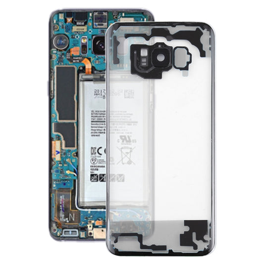 For Samsung Galaxy S8 + / G955 G955F G955FD G955U G955A G955P G955T G955V G955R4 G955W G9550 Transparent Battery Back Cover with Camera Lens Cover , For Galaxy S8 +