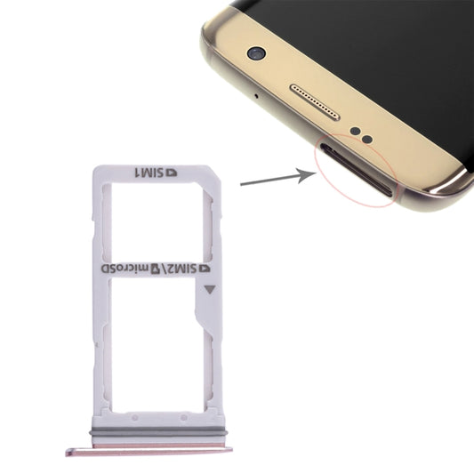 For Galaxy S7 Edge 2 SIM Card Tray / Micro SD Card Tray, For Galaxy S7 Edge, For Samsung Galaxy S7 Edge