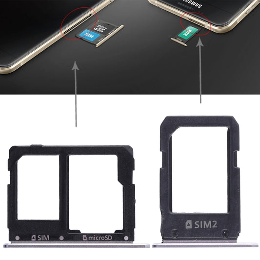 For Galaxy A5108 / A7108 2 SIM Card Tray + Micro SD Card Tray, For Galaxy A7108, For Samsung Galaxy A7108, For Galaxy A5108 / A7108