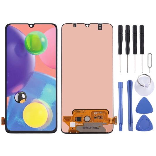 Super AMOLED Material LCD Screen and Digitizer Full Assembly for Samsung Galaxy A70s, For Samsung Galaxy A70s(Super AMOLED)