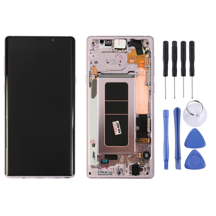 Écran LCD et numériseur complet avec châssis pour Galaxy Note 9 / N960A / N960F / N960V / N960T / N960U, pour Samsung Galaxy Note 9 (cadre), pour Galaxy Note 9 (cadre), pour Samsung Galaxy Note 9