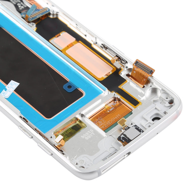 Original Super AMOLED Material LCD Screen and Digitizer Full Assembly(with Frame / Charging Port Flex Cable / Power Button Flex Cable / Volume Button Flex Cable) for Galaxy S7 Edge / G935F / G935FD