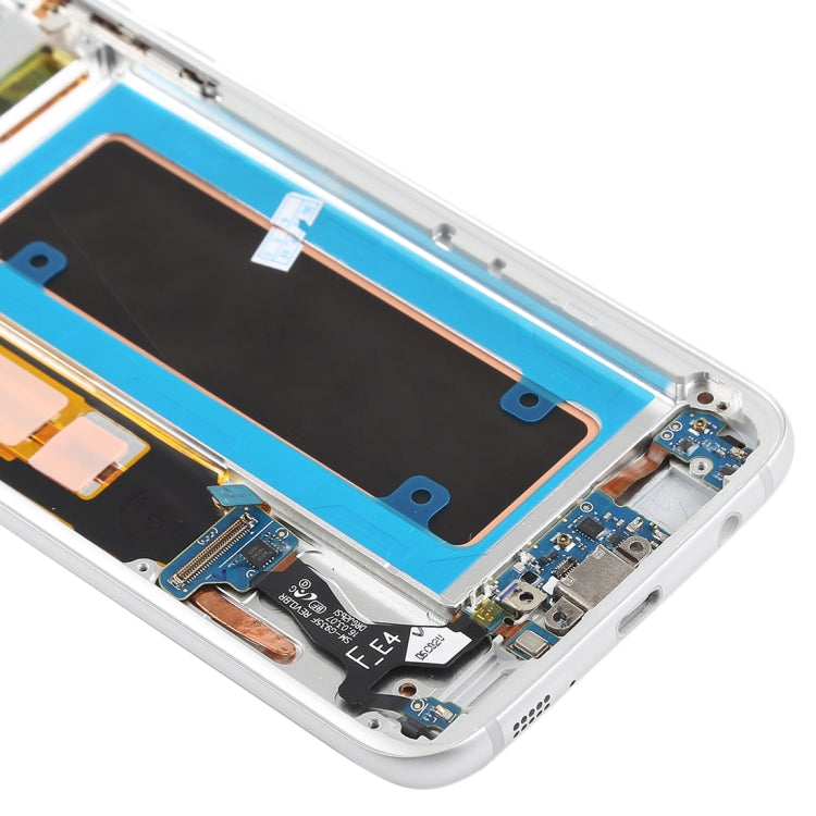 Original Super AMOLED Material LCD Screen and Digitizer Full Assembly(with Frame / Charging Port Flex Cable / Power Button Flex Cable / Volume Button Flex Cable) for Galaxy S7 Edge / G935F / G935FD
