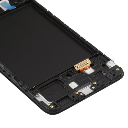 Original Super AMOLED LCD Screen  for Galaxy A50 Digitizer Full Assembly with Frame