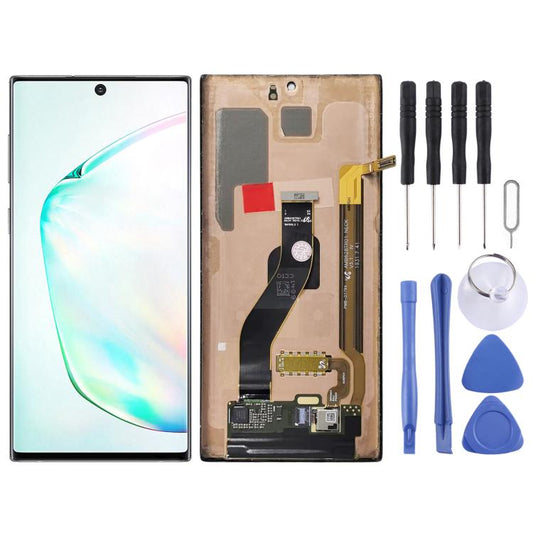 Original Dynamic AMOLED Material LCD Screen and Digitizer Full Assembly for Galaxy Note 10, For Samsung Galaxy Note 10 (Dynamic AMOLED)