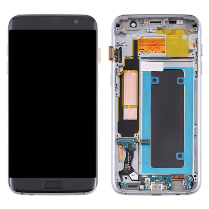Écran LCD Matériau OLED et Numériseur Assemblage Complet avec Cadre pour Samsung Galaxy S7 Edge / SM-G935F, Pour Samsung Galaxy S7 Edge (Matériau OLED)