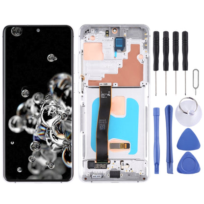 Écran LCD et numériseur complet avec châssis pour Samsung Galaxy S20 Ultra 4G/S20 Ultra 5G (Original)